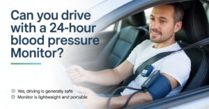 Can You Drive with a 24-Hour Blood Pressure Monitor