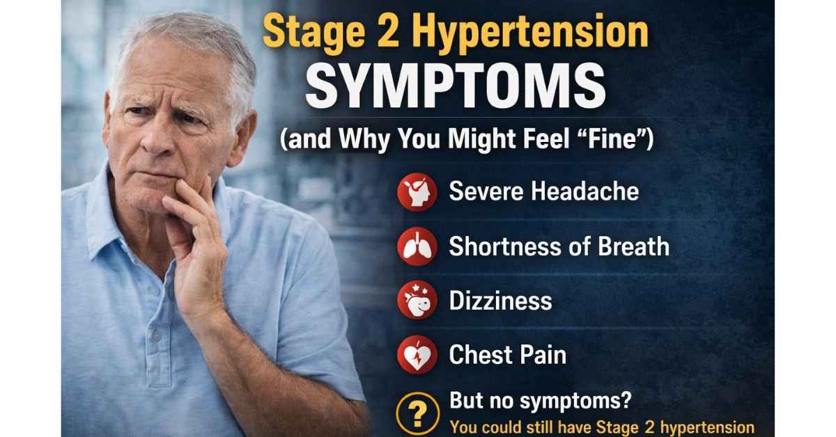 Stage 2 Hypertension Symptoms (and Why You Might Feel “Fine”)