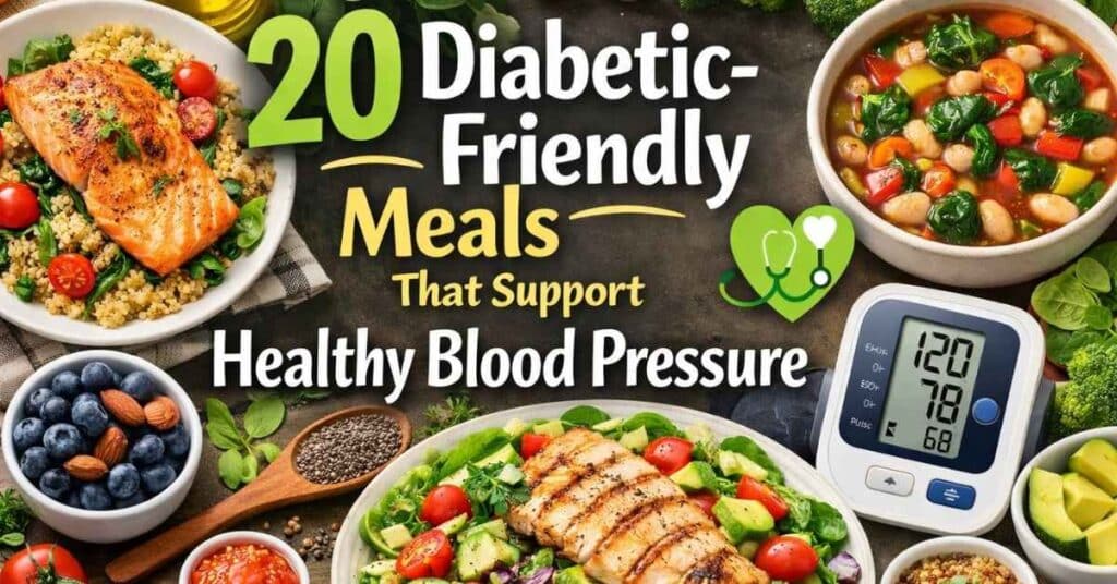 20 Diabetic-Friendly Meals That Support Healthy Blood Pressure