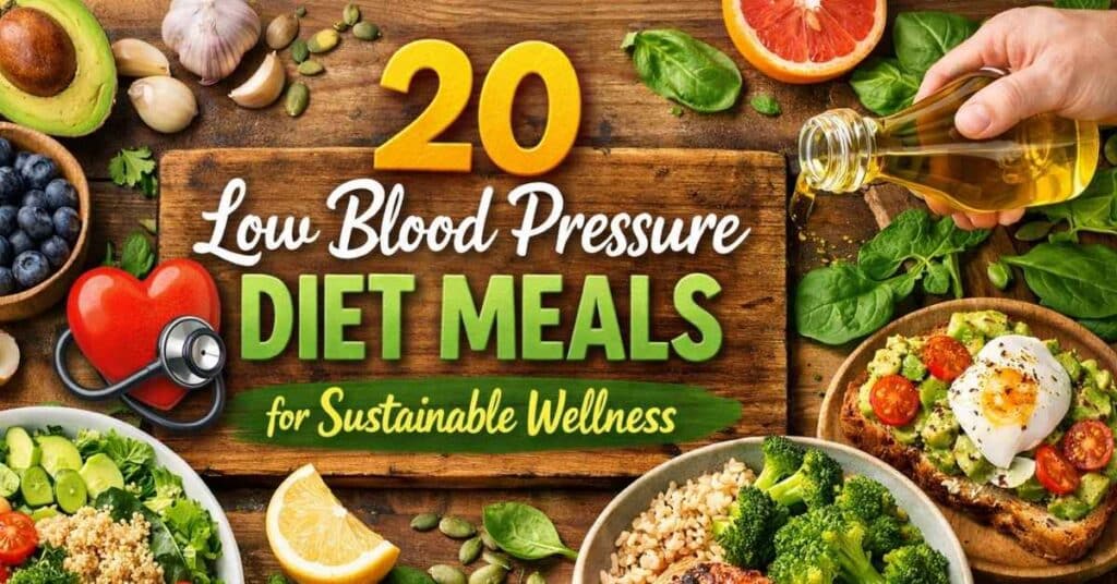 20 Low Blood Pressure Diet Meals for Sustainable Wellness