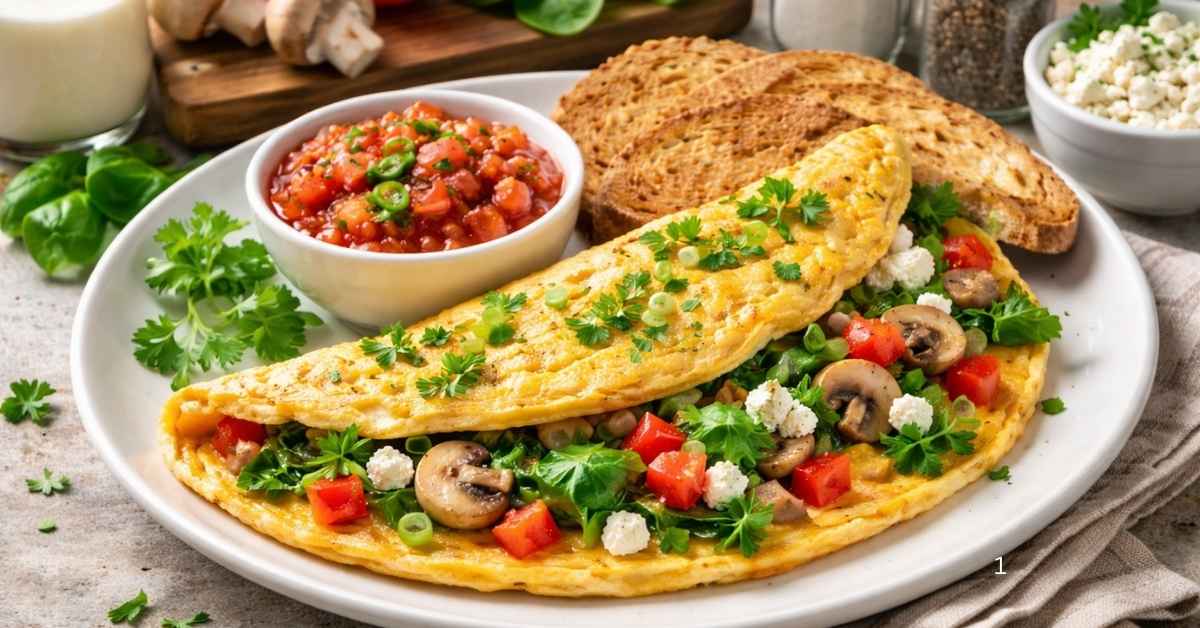 Vegetable-Packed Omelette